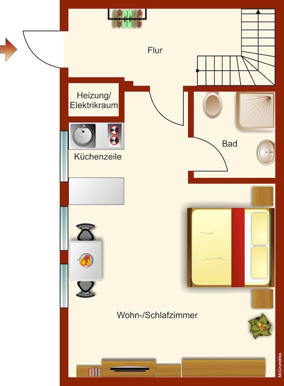 Ferienwohnanlage Bruckner Apartment Росток Екстериор снимка